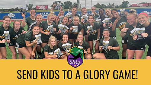 Send Kids To A Glory Game! poster