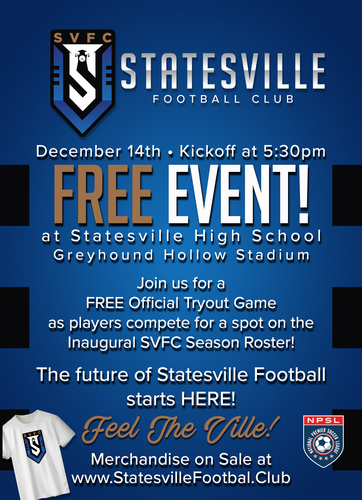 Sunday Open Tryout Game Event poster