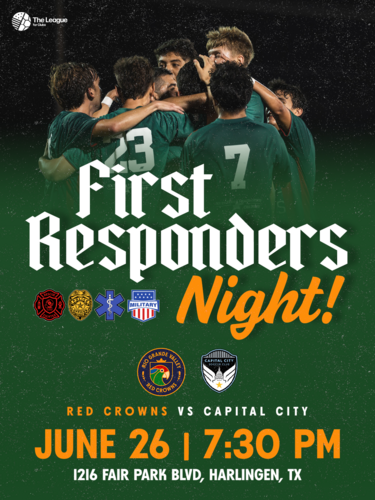 RGV Red Crowns vs. Capital City 2026 poster