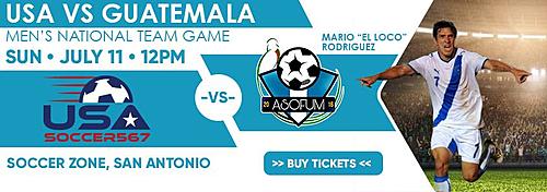 USA vs Guatemala Men's International Arena Soccer (San Antonio)  poster