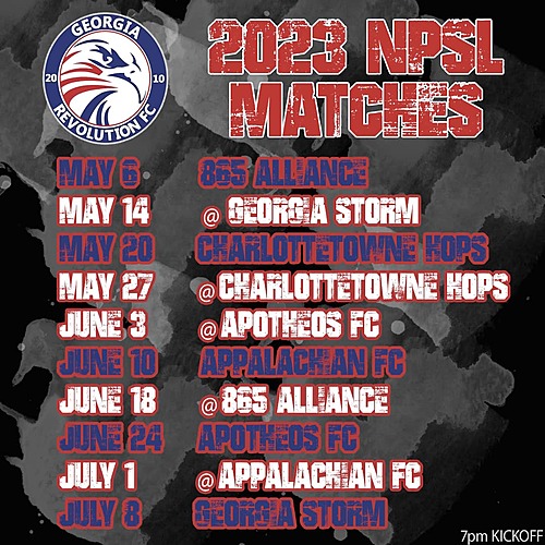 Don't miss Georgia's epic showdown: Revolution FC vs. Storm FC! image