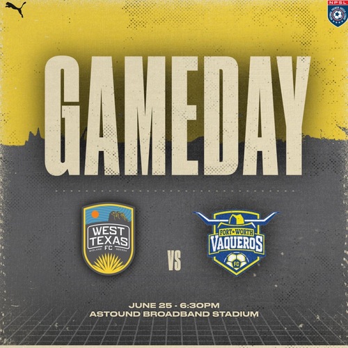 West Texas FC vs Fort Worth Vaqueros