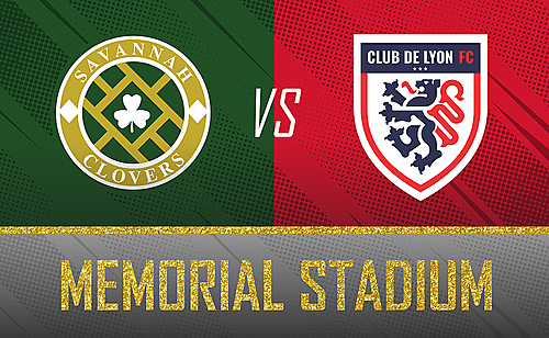 SAVANNAH CLOVERS vs. CLUB DE LYON 6.17.23 poster