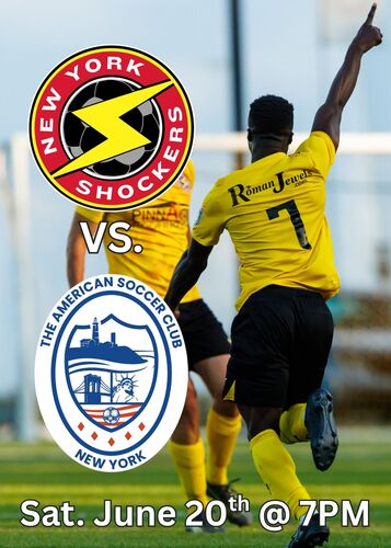 Shockers NPSL VS. ASC New York  poster