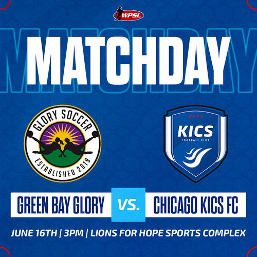 CHICAGO KICS FC vs GREEN BAY GLORY poster