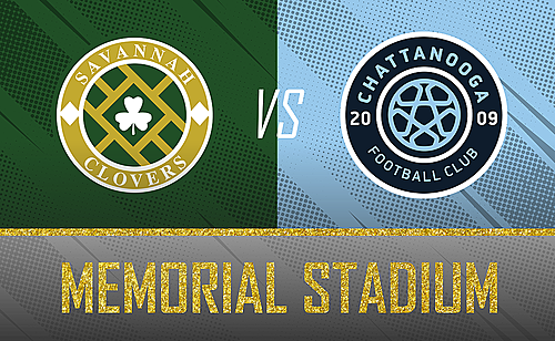 SAVANNAH CLOVERS vs. CHATTANOOGA FC 10.7.23 poster