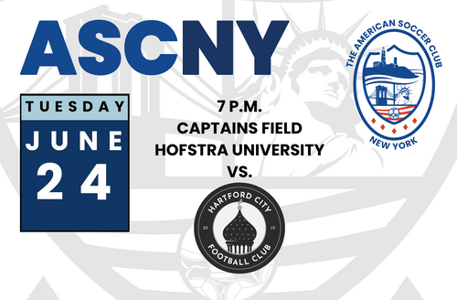 ASCNY versus Hartford City FC in NPSL Matchup  