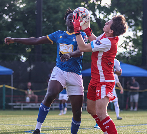 FC Buffalo vs Erie Commodores - men's Erie County derby poster