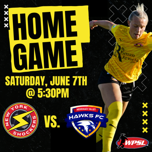 Shockers Women's Home Game VS. Merrimack Hawks FC May 31st