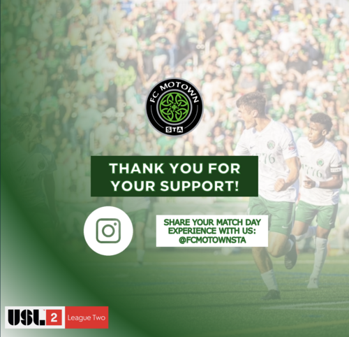 FC Motown STA vs. NJ Copa poster