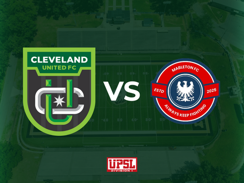 Cleveland United FC vs.  Mableton FC poster