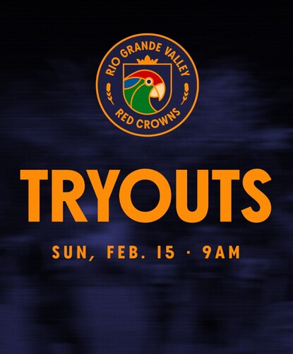 RGV Red Crowns Open Tryouts 2026 poster