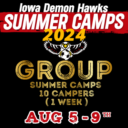 August  5-9th *Group summer Camps 10 campers ( 1 Week )  poster
