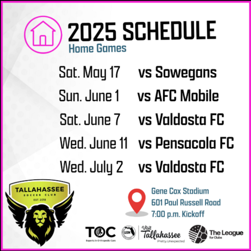 2025 TLHSC Season Ticket