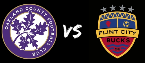 Oakland County FC vs Flint City Bucks poster