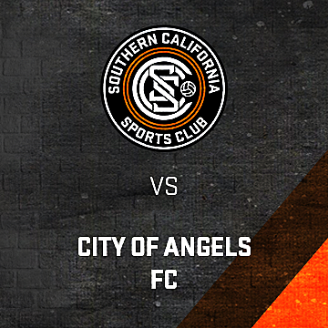 SoCal Vs. City of Angels FC poster