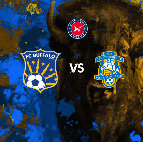 FC Buffalo Women vs Erie Commodores -- Erie County derby poster