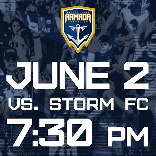 Jacksonville Armada vs Storm FC June 2nd poster