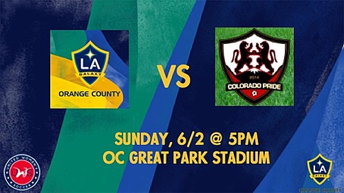 LA Galaxy OC Women's Team vs Colorado Pride poster