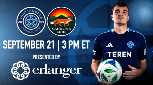 Chattanooga FC vs Carolina Core poster