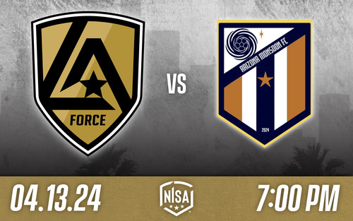 LA Force  vs Arizona Monsoon FC (4/13) poster