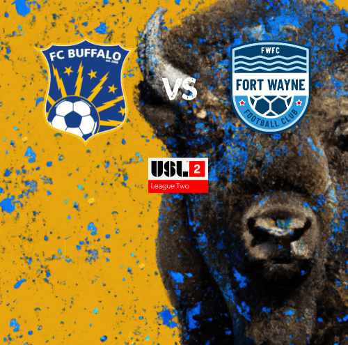 FC Buffalo men vs Fort Wayne FC poster