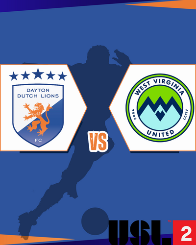 Dayton Dutch Lions FC vs. West Virginia United (USL2) poster