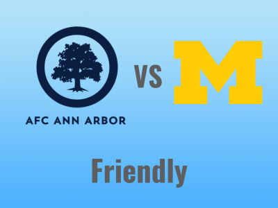 AFC Ann Arbor Women vs UM Women's Club Soccer poster