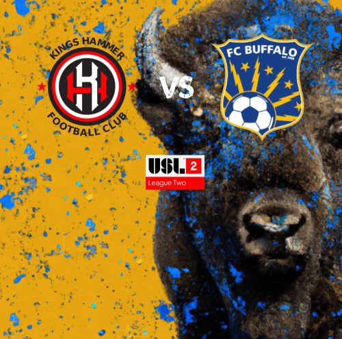 FC Buffalo men vs Kings Hammer SC poster